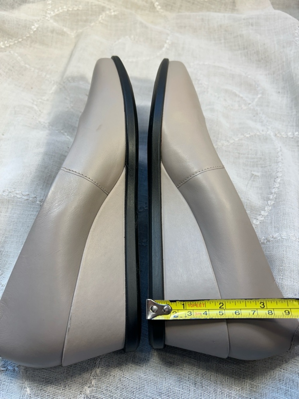 NWOT Ecco wedge leather classic elegant shoes stamped 8-8.5 - Picture 8 of 16